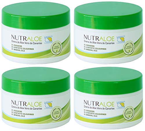 Nutraloe Crema de Aloe Vera de Canarias 250ml x 4 unidades