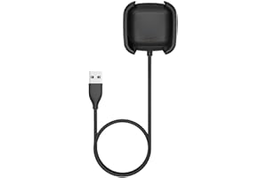 AWINNER Charger Cable Compatible with Fitbit Versa2,Replacement USB Charger Adapter Charge Cord Charging Dock for Versa 2 (ONLY for Versa 2)