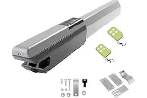 MOTIC Motor Puerta Batiente 1 Hojas, Motores para Puerta Abatibles, Brazo Automatismo para Garaje, Puertas de Garaje, Brazo Automatico para Porton, Kit Incluye2 mandos a Distancia - Maxi 4G