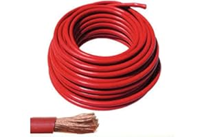 XBC Cavo di avviamento H07V-K, sezione di 10 mm², colore: rosso