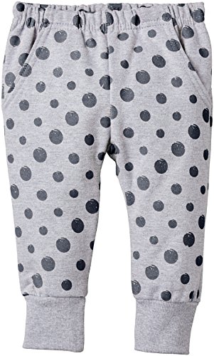 Dirkje Baby Girls Polka Dot Sports Trousers -  Grey - 3 Months