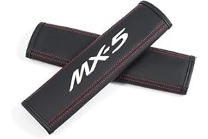 MOIKOTLR Rembourrage de Sangle de sécurité Voiture, pour Mazda MX-5 Miata NA NB NC ND Confort Respirant ProtéGer Les éPaulettes Auto Confort Pads