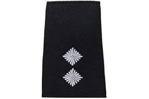 BAUM-M GMBH Rangschlaufen für Schulterklappen, Farbe:schwarz Oberleutnant