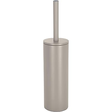 stardis Pure compacte en antibacteriële toiletborstel van matte siliconen, beige