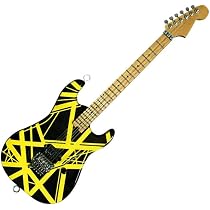 Guitare Miniature Frankenstrat Van Halen - Réplique Détaillée 25 Cm | Collection, Décoration