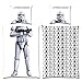Produktbild BERONAGE Wende-Bettwäsche Star Wars Suit-Up Stormtroopers 135x200 + 80x80 cm 100% Baumwolle Linon Renforcé Bettzeug R2-D2 C-3PO BB-8 Bettbezug Starwars Kylo Ren Finn Rey The Last Jedi deutsche Größe