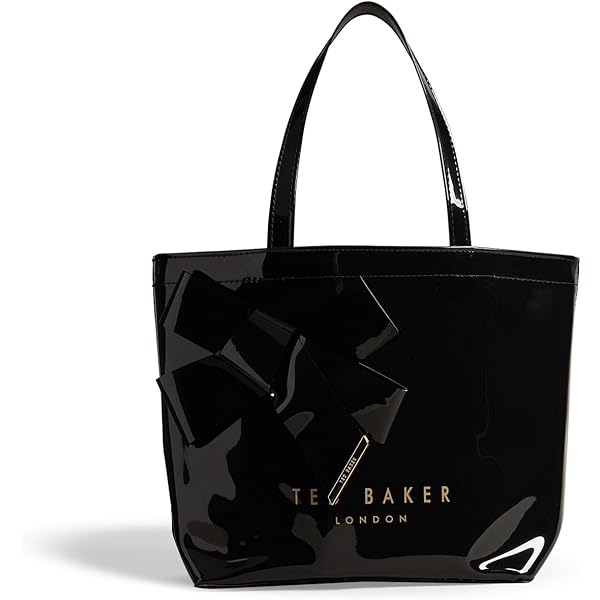Ted Baker Soocon Crosshatch Large Icon Bag- Black: Buy Online at