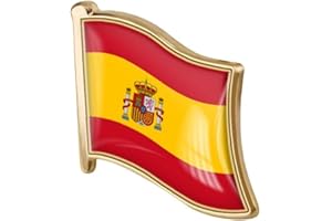 Ayrsjcl 1 Pz Spagna Bandiera Pin Badge Metal Bavero Pin Pin Spilla Spanish Bandiera Spagnola Novelty Regalo Rebel Tie Tie Badge Accessorio