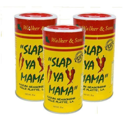 "SLAP YA MAMA" Slap Ya Mama All Natural condimento de Cajun de Luisiana, Original Blend, MSG-libre y Kosher, 8 onzas, paquete de 3