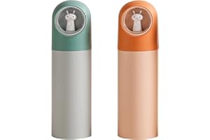 Jadin Porta Spazzolino da Viaggio, 2 PCS Custodia Spazzolino Portatile, Bambino Porta Spazzolini da Viaggio, Cartone Animato Creativo Plastica Portaspazzolini per Ragazzo Ragazza Famiglia Scuola