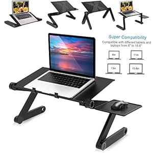 Laptopständer höhenverstellbar, Laptop Schreibtisch für Laptop