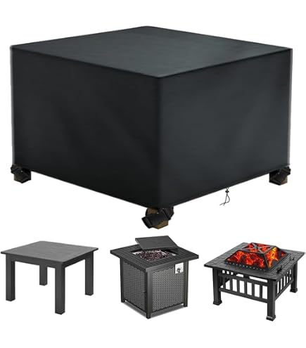 HYFBH Copertura per Mobili da Giardino, 290x140x70cm/LxWxH Oxford Impermeabile Copertura, Tavoli e Sedie da Cortile Raggi UV, Rettangolare Copertura Tavolo Esterno Telo Copri per Tavolo