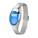 Produktbild Fitness Tracker Armbandes, teepao Herzfrequenz + Blut Druck + Blut Oxygen + Schrittzähler Bluetooth Z18 Aktivität trainingsdisplay, Mode Smart Watch für iPhone Android Ladekabel, Schwarz, silber