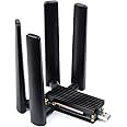 Waveshare USB TO M.2 B KEY Driver Board Module for M.2 Interface 4G/5G Module(NOT Included), With 4x Antennas,USB 3.1 Port for Raspberry Pi/PC/Jetson Nano Motherboard to Achieve High Speed 5G Network