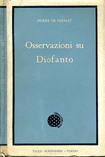 Osservazioni Su Diofanto.
