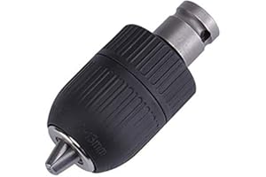 Gasea 2-13mm Capacity Keyless Drill Chuck Quick Change Converter Conversion Tool with 1/2 Inch Socket Square Female Adapter for Air Impact Wrench