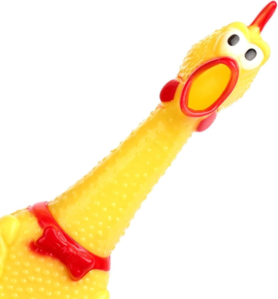 Mucit Home Öten Tavuk Köpek Oyuncağı Medium 30 Cm