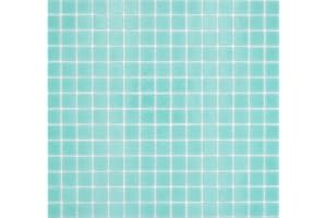 CONWIRE Piastrella a mosaico in vetro turchese verde per pavimenti, pareti, bagno, WC, doccia, cucina, specchio piastrellato, rivestimento per vasca da bagno, mosaico