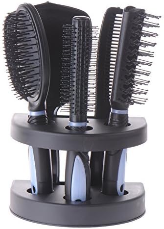 1 Set Professional Anti Static Salon Style Hairdressing Hair Care Brush Comb with Mirror