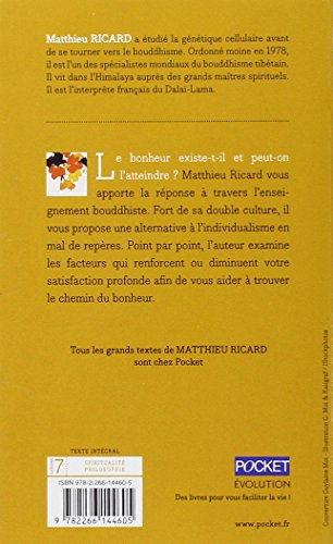 Couverture du livre de Plaidoyer pour le bonheur