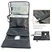 Becko Multi-functional Diaper Bag / Travel Padded Backpack / Adjustable Shoulder Bag / Tote Handbag with Changing Pad (Gray)