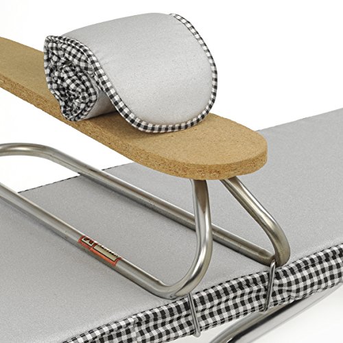 Mabi 722 Universal KETTLER Alu-Ärmelbrettbezug 60×13,5 cm Alugegenbügeleffekt – eingenähter Gummizug – gut gepolstert – Ärmelbrettlänge 55-60 cm Breite max. 13,5 cm - 3