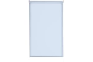 Estoralis Gove | STOR Enrollable Easyfix translúcido Liso - 70 x 180 cm (Ancho por Alto) | Tamaño aproximado de la Tela 67 x 175 cm | Estores sin Herramientas para Ventanas | Color Azul