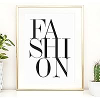 Kunstdruck, Sprüche Poster: Fashion | Hochwertiges und festes Premiumpapier | Ohne Rahmen