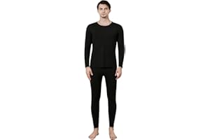 Casme Thermal Underwear for Men Base Layers Long Underwear Set Edge Wrapped Design Close Fitting Warmth for Daily Home Use Sleepwear Motorcycle Riding