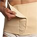 Organic Cotton Belly Binder post Pregnancy, Maternity Belly Band with Velcro, Beige, CARRIWELL