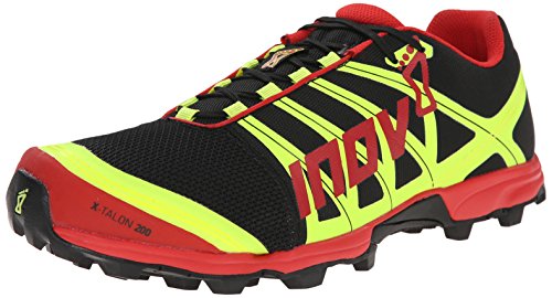 Inov-8 X-talon 200 Trail Running Shoe,Black/Red/Yellow,13 M US