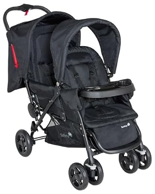 Safety 1st Poussette Double Duodeal Full Black (Jumeaux / Enfants Rapprochés)