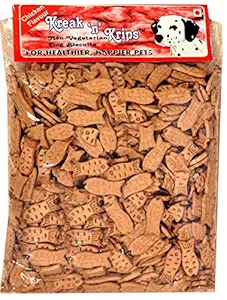 KREAK N KRIPS Fish Shape Chicken Flavoured Puppy Biscuits (1 kg)