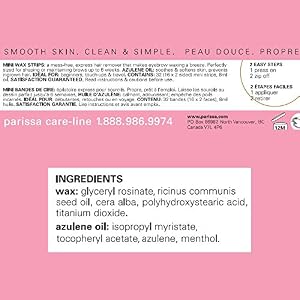 Parissa Eyebrow Wax Strips (32 Strips) - Hair Removal for Women Waxing Strips Kit - Wax Kit for Eyebrows - with After… - Image 4