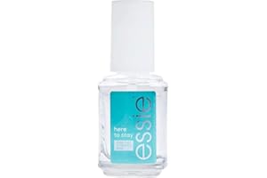 Essie - Base de Vernis Longue Tenue - Finition Brillante & Transparente - Here to Stay - Contenance : 13.5 ml