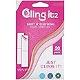 CLING IT2 Two-Sided Clothing & Body Tape – 50 Strips of Hypoallergenic Fashion Tape Double-Sided for Skin, Clothes, & Hemming without Ironing or Sewing – Medical-Grade, Heavy-Duty Fabric Tape