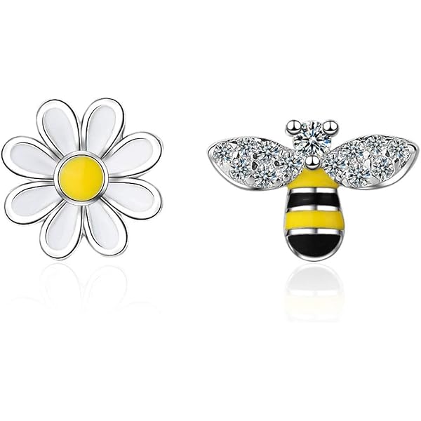 Boucles D'Oreilles Enfant Puces Coccinelle Rouge Émail - Or Jaune 18 Carats