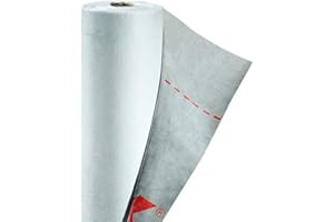 ASTON BUILDING SUPPLIES LTD Breathable Membrane/Roof Felt 1m x 50m Roofing Felt Roll Under Tile 100GSM for Sheds + Beneath Tiles - Slated Pitched Roofs