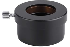 Bindpo Adaptador de Ocular de telescopio de 2 a 1,25 Pulgadas, Accesorio de Adaptador de Montaje de Ocular de Metal para telescopio astronómico