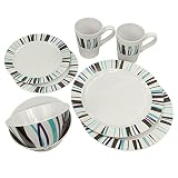 10T Outdoor Equipment 10T Arve Dinnerware Vajillas de melamina de Camping, Azul, Estándar