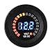 Produktbild XCSOURCE® Auto Motorrad wasserdichte blaue LED Digital Verkleidung Anzeige Voltmeter Spannungs Volt Messinstrument Meßinstrument Schwarzes DC 12V MA1028