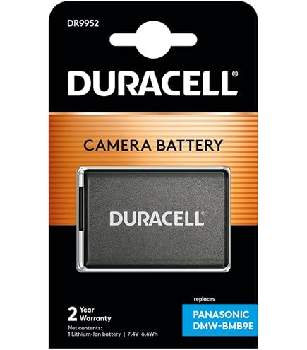 Batteria DMW-BMB9E Per Panasonic LUMIX – 2 Pezzi, 900 MAh, Compatibile FZ40 FZ45 FZ47 FZ48