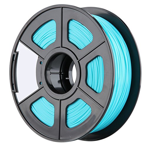 Gluehfaden – SODIAL(R)Neue 3D-Drucker Druck Gluehfaden ABS -1.75mm, 1KG, zum Drucken RepRap Farbe: Cyan - 2