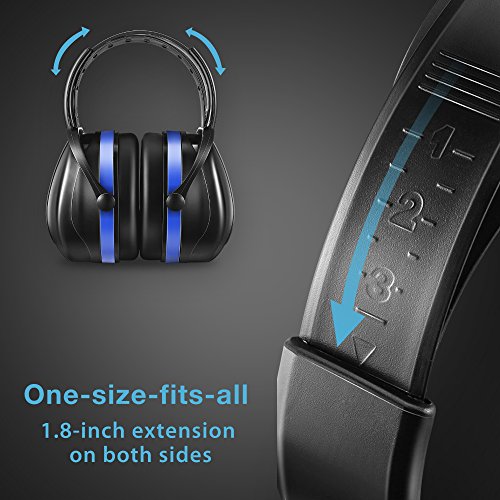 Ohrenschützer, AVANTEK Sicherheits Kapselgehörschützer für Schießsport, Schlafen und Jagen, Verstellbarer Kopfbügel- und Scharfschuss-Ohrschutz, Geeignet für Erwachsene und Kinder - 4