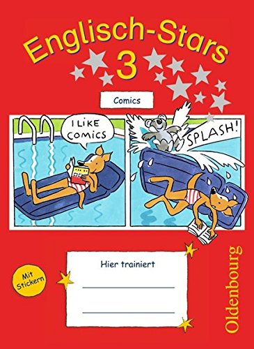 Englisch-Stars - Allgemeine Ausgabe: 3. Schuljahr - Übungsheft Comics: Mit Lösungen