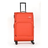 Fossil Unisex Kumaş B&uuml;y&uuml;k Boy Ultra Hafif Şifreli K&ouml;r&uuml;kl&uuml; Kendi Etrafında D&ouml;nebilen Valiz 013-01