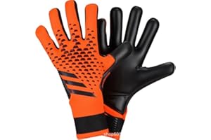 GJPWAKWM Guantes de portero de fútbol, guantes de entrenamiento de portero, agarre fuerte, antideslizantes y transpirables, para adultos y niños, talla 6, color negro