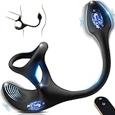 Anal Vibrator Prostata Stimulation Männer mit Penisring Sex Spielzeug für die Männer Anal Dildo Analplug Analvibratoren für M