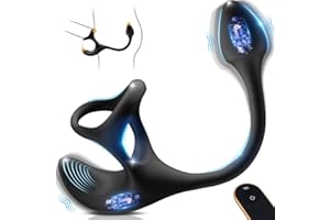 Anal Vibrator Prostata Stimulation Männer mit Penisring Sex Spielzeug für die Männer Anal Dildo Analplug Analvibratoren für M