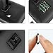 Wawoo 16 LED Battery Operated Touch Screen Sensor LED Mirror, 180 Degree Free Rotation Tabletop LED Lighted Makeup Mirror, Cosmetic Vanity Makeup Mirror